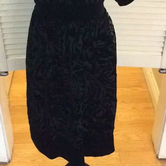 AGB Kimono dress velvet, tie back and lining 8 - Picture 3 of 13